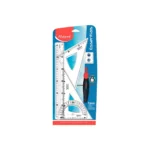 JUEGO GEOMETRICO ESSENTIAL + COMPAS 899232 ATADO DE 3 PZAS.