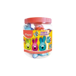 SACAPUNTAS CROC CROC CONEJO 1ORIF 017682 ATADO DE 12 PZAS.