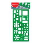 PLANTILLA MUEBLES 1:50 NO. 43 1321I043 ATADO DE 2 PZAS.
