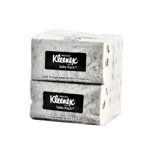 PAÑUELO KLEENEX DOBLE SELLA PACK 15HJS ATADO DE 8 PZAS.
