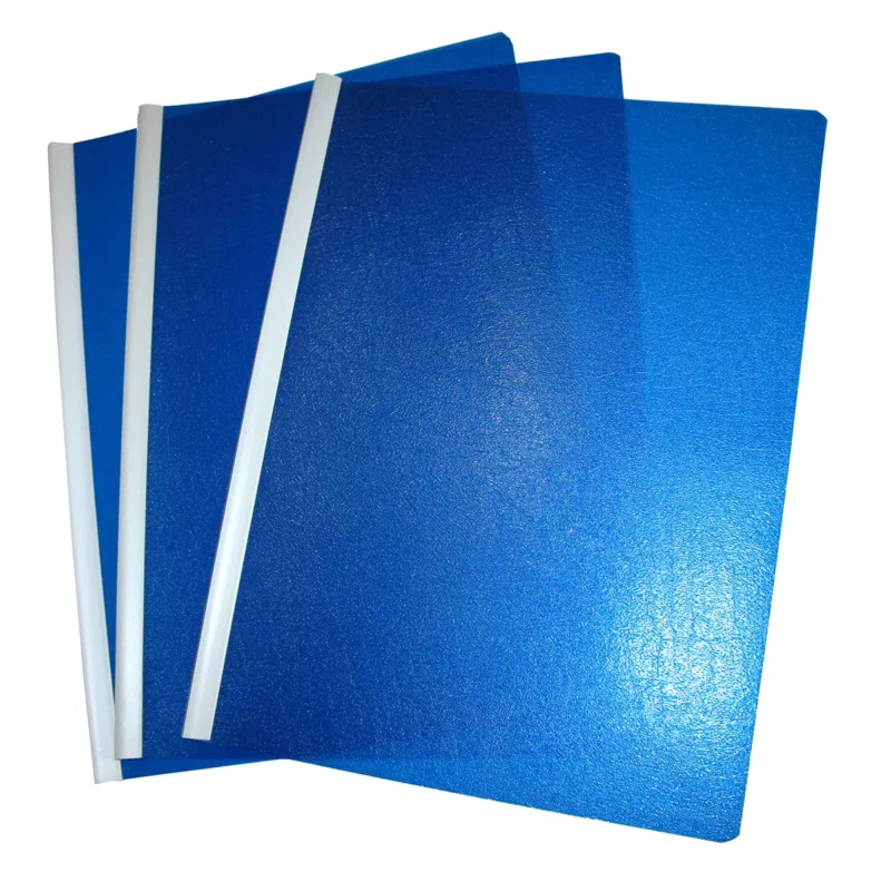 FOLDER CARTA CON COSTILLA C/10 AZUL
