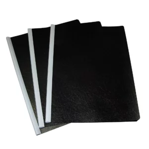 FOLDER CARTA CON COSTILLA C/10 NEGRO