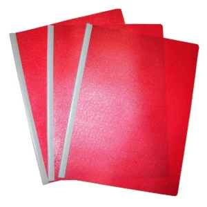 FOLDER CARTA CON COSTILLA C/10 ROJO