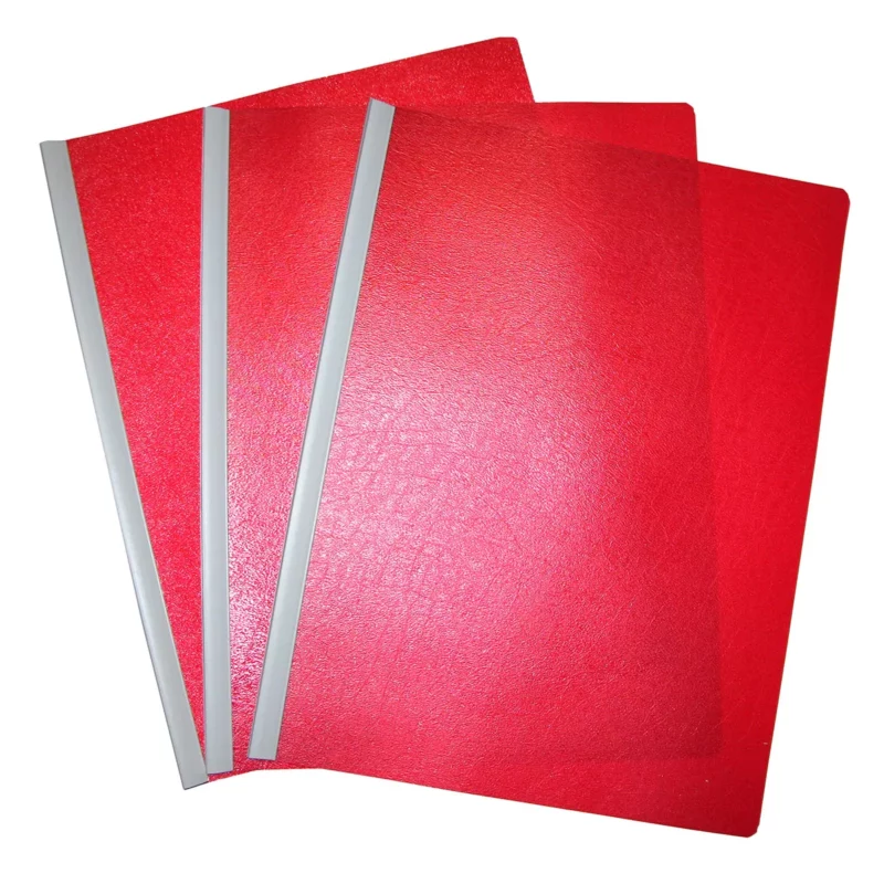 FOLDER CARTA CON COSTILLA C/10 ROJO