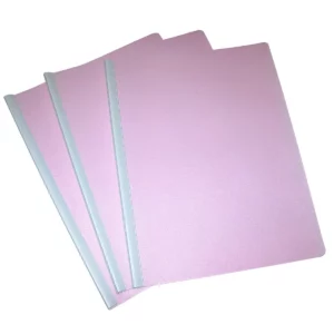 FOLDER CARTA CON COSTILLA C/10 ROSA