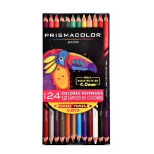 COLORES PRISMACOLOR JUNIOR 4.0MM 12X24 ATADO DE 2 PZAS.