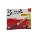MARCADOR SHARPIE FINO NEGRO C/12 + 2 SHARPIE FINO
