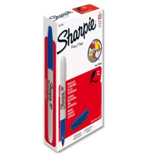 MARCADOR SHARPIE PF 30003 AZUL ATADO DE 12 PZAS.