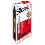 MARCADOR SHARPIE DOBLE PUNTA 26146 NEGRO ATADO DE 12 PZAS.