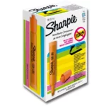 MARCATEXTOS SHARPIE NARANJA ATADO DE 12 PZAS.