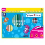 PLUMON PAPER MATE PUNTA CONICA C/24 ATADO DE 2 PZAS.