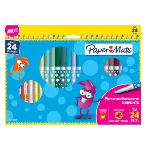 PLUMON PAPER MATE PUNTA CONICA C/24 ATADO DE 2 PZAS.