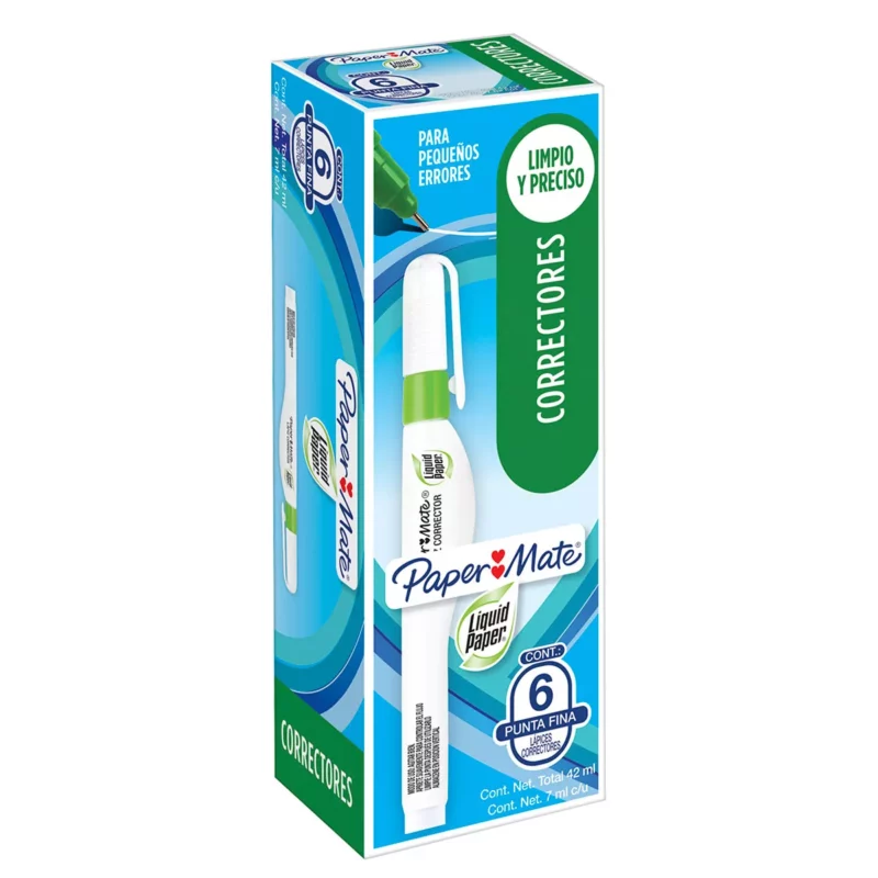 CORRECTOR PLUMA LIQUID PAPER C/6