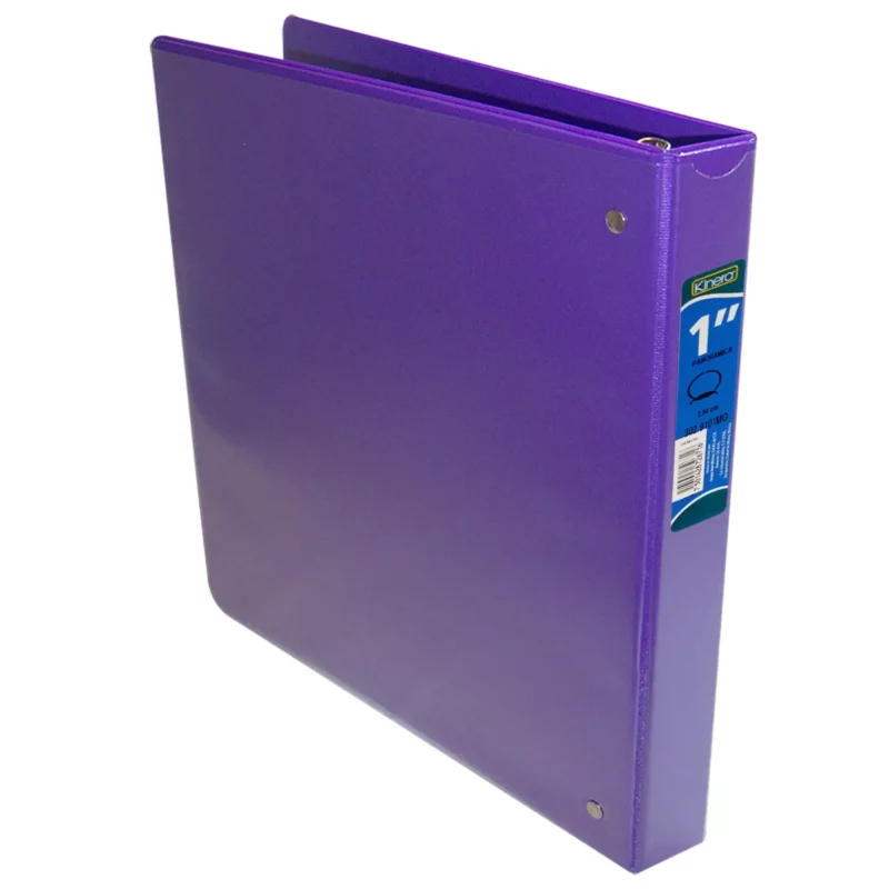 CARPETA CARTA PANORAM "O" 1" 9101 MORADA ATADO DE 2 PZAS.