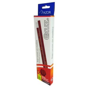 LAPIZ CHECADOR HEXAGONAL ROJO EKUZ C/12