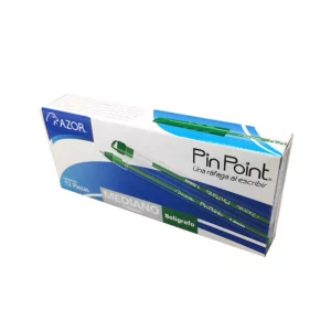 BOLIGRAFO PIN POINT 1.0MM 6830 VERDE ATADO DE 12 PZAS.