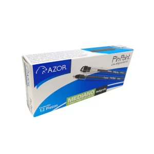 BOLIGRAFO PIN POINT 1.0MM 6830 NEGRO ATADO DE 12 PZAS.