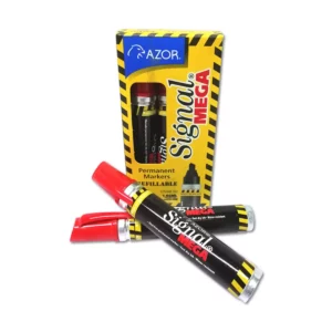 MARCADOR SIGNAL MEGA 1500 ROJO . ATADO DE 6 PZAS.