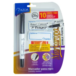 MARCADOR MARCAROPA NEGRO .31101 ATADO DE 3 PZAS.