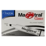 MARCADOR MAGISTRAL PLAST 83407 CAFE ATADO DE 12 PZAS.