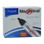 MARCADOR MAGISTRAL METAL 830 ROJO. ATADO DE 12 PZAS.