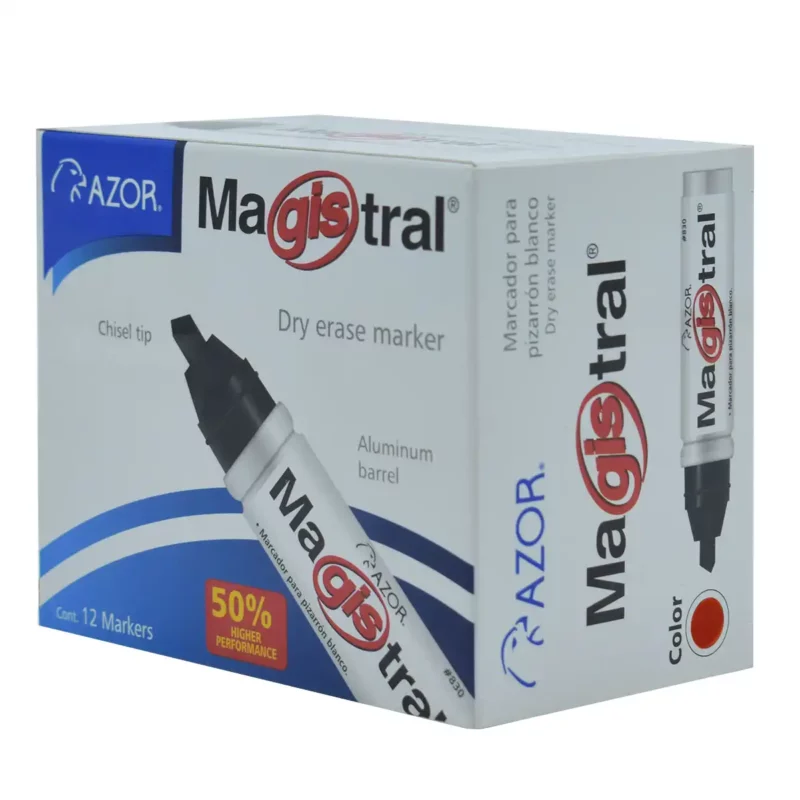 MARCADOR MAGISTRAL METAL 830 ROJO. ATADO DE 12 PZAS. - Imagen 3