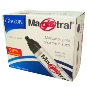 MARCADOR MAGISTRAL METAL 830 AZUL. ATADO DE 12 PZAS.
