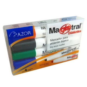 MARCADOR MAGISTRAL DIDACTICO C/4 8354 ATADO DE 2 PZAS.