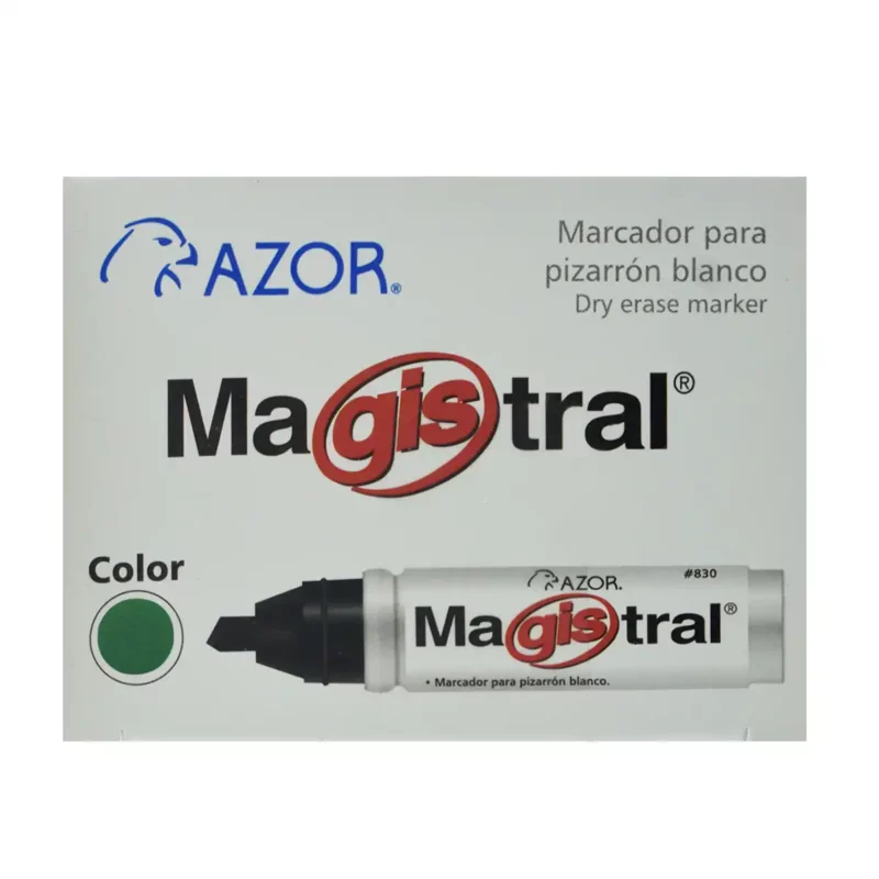 MARCADOR MAGISTRAL METAL 830 VERDE ATADO DE 12 PZAS. - Imagen 3