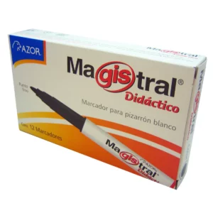 MARCADOR MAGISTRAL DIDACT PF 84003 AZUL ATADO DE 12 PZAS.