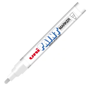 MARCADOR PAINT PX20 BLANCO ATADO DE 2 PZAS.