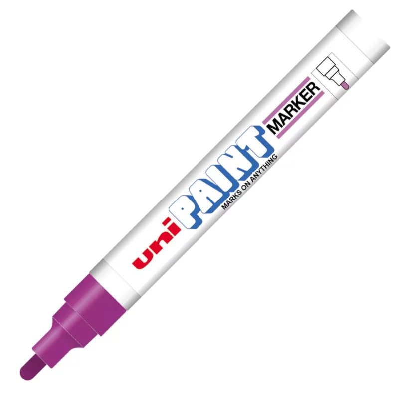 MARCADOR PAINT PX20 VIOLETA ATADO DE 2 PZAS.