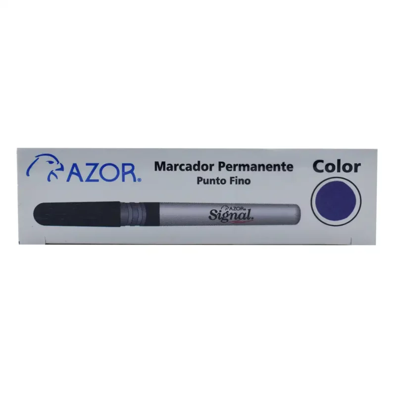 MARCADOR SIGNAL FINO 30003 AZUL. ATADO DE 12 PZAS. - Imagen 4
