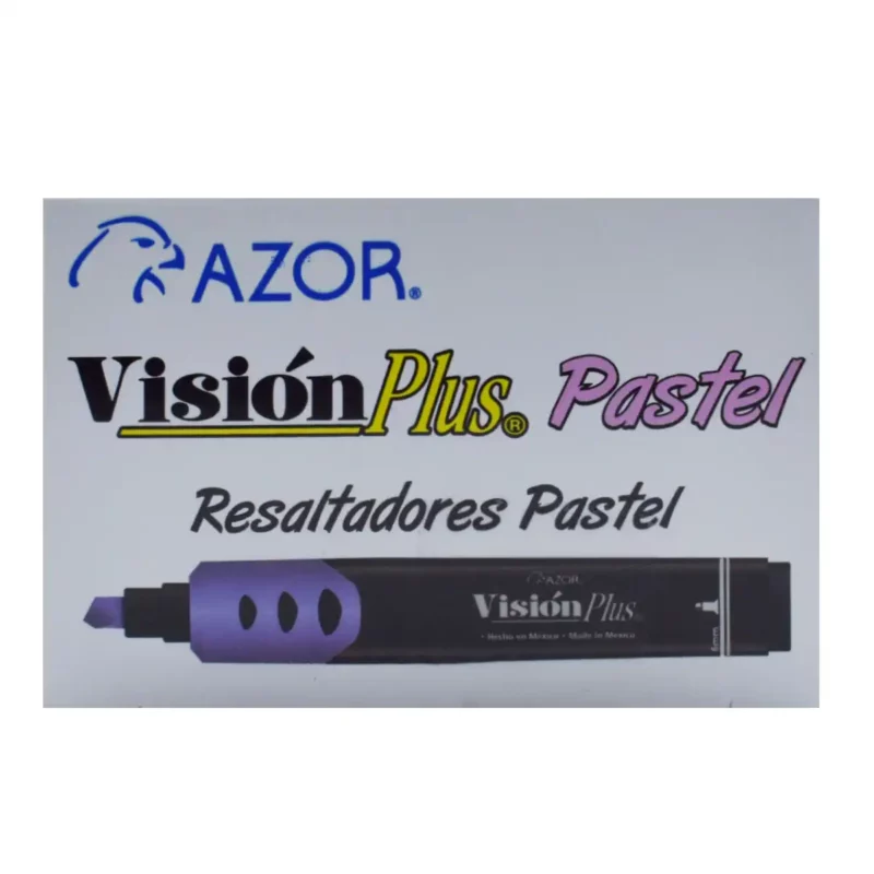 MARCATEXTOS VISION PLUS 2600 PASTEL MORADO ATADO DE 12 PZAS. - Imagen 5