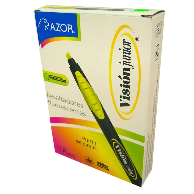 MARCATEXTOS VISION JUNIOR 2800 VERDE ATADO DE 12 PZAS.