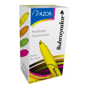 MARCATEXTOS SUBRAYADOR 2450 ROSA ATADO DE 12 PZAS.