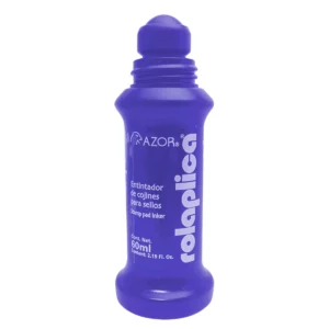 TINTA ROLAPLICA 60ML 587 AZUL ATADO DE 3 PZAS.