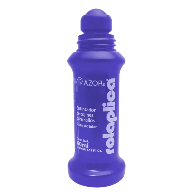 TINTA ROLAPLICA 60ML 587 AZUL ATADO DE 3 PZAS.
