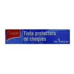 TINTA PROTECTORA CHEQUES 12ML ROJO ATADO DE 2 PZAS.