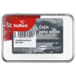 COJIN METALICO STAFFORD NO. 1 NATURAL ATADO DE 4 PZAS.