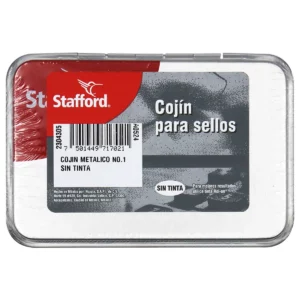 COJIN METALICO STAFFORD NO. 1 NATURAL ATADO DE 4 PZAS.