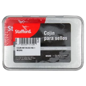 COJIN METALICO STAFFORD NO. 1 NEGRO ATADO DE 4 PZAS.