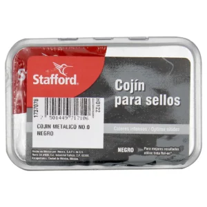 COJIN METALICO STAFFORD NO. 0 NEGRO ATADO DE 4 PZAS.