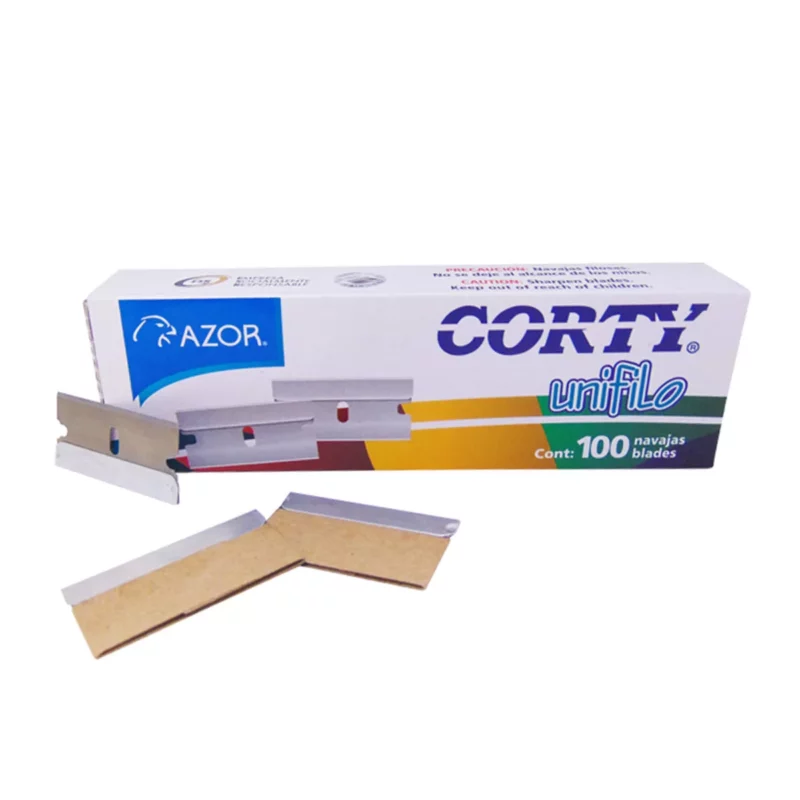NAVAJA DE UN FILO CORTY C/100 3110