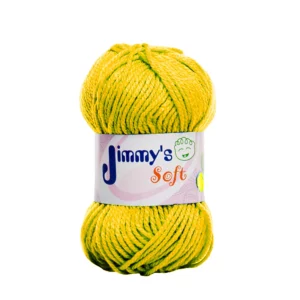 ESTAMBRE JIMMY´S SOFT LISO 50GRS CANARIO ATADO DE 6 PZAS.