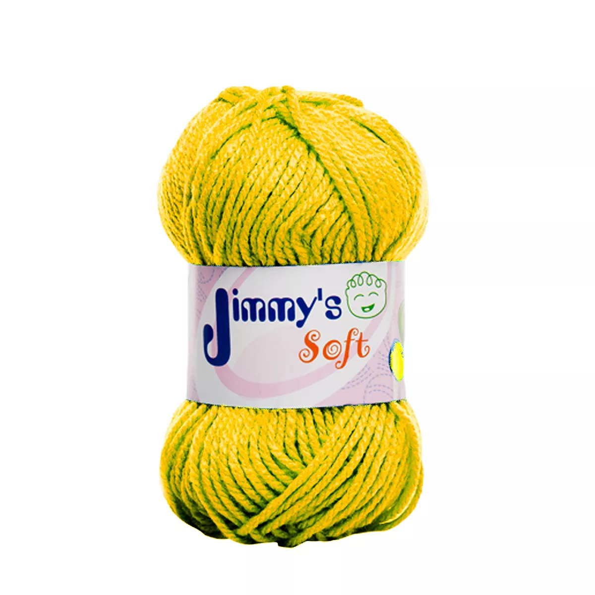 ESTAMBRE JIMMY´S SOFT LISO 50GRS CANARIO ATADO DE 6 PZAS.