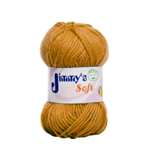 ESTAMBRE JIMMY´S SOFT LISO 50GRS NARANJA ATADO DE 6 PZAS.
