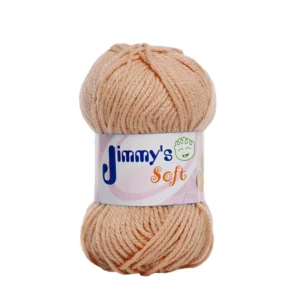 ESTAMBRE JIMMY´S SOFT LISO 50GRS BEIGE ATADO DE 6 PZAS.