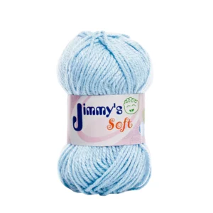 ESTAMBRE JIMMY´S SOFT LISO 50GRS CIELO ATADO DE 6 PZAS.