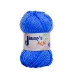 ESTAMBRE JIMMY´S SOFT LISO 50GRS AZUL REY. ATADO DE 6 PZAS.